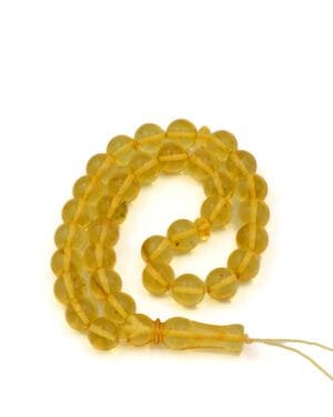 Transparent amber misbah