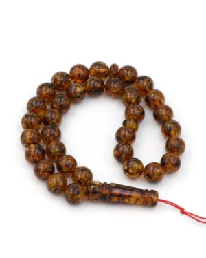 Round bead cognac Misbah