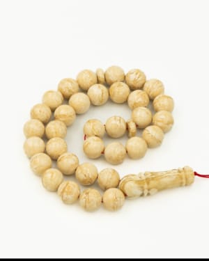 Round bead misbah landscape amber