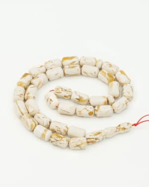 Small white amber barrel