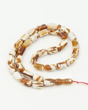 White baltic amber barrel misbah