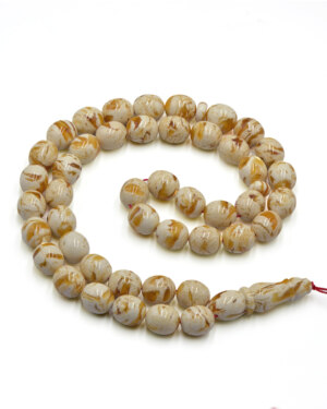 White amber egg shape with transparent